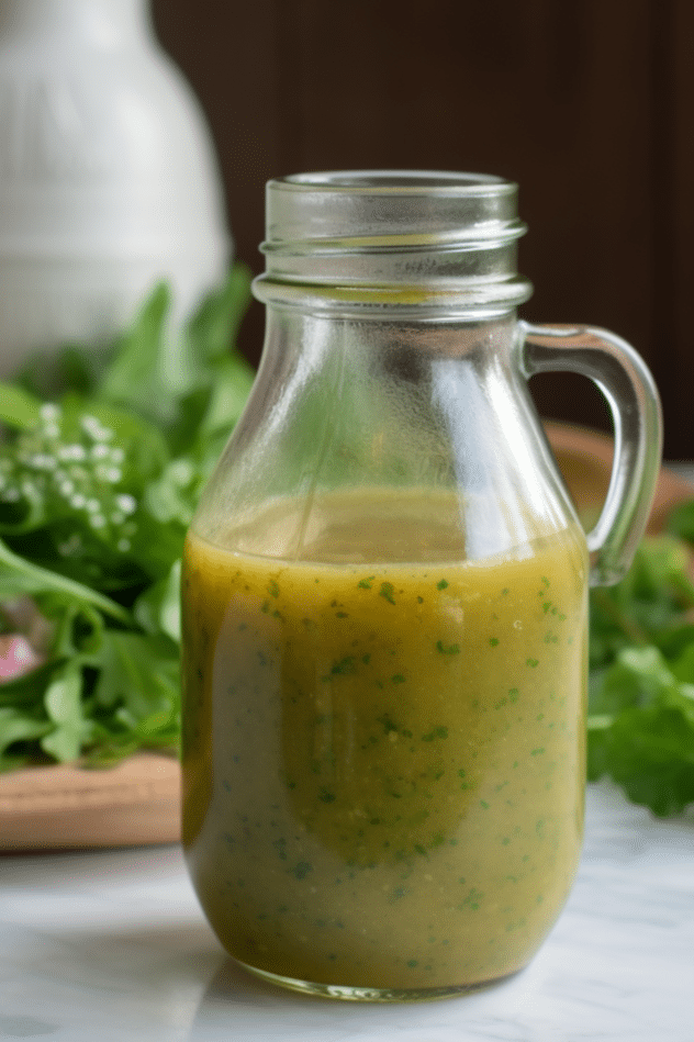 garlic mustard vinaigrette