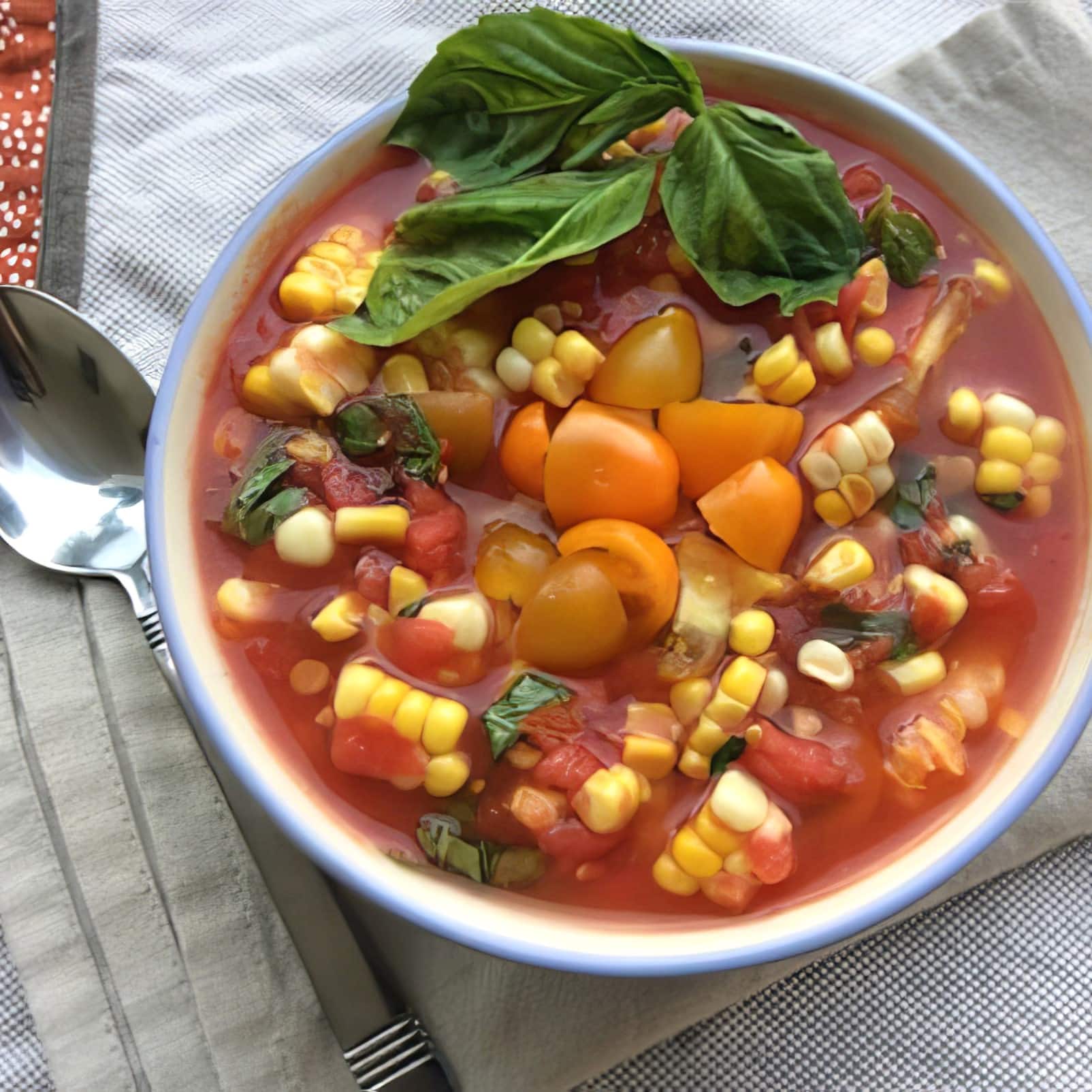 tomato corn gazpacho