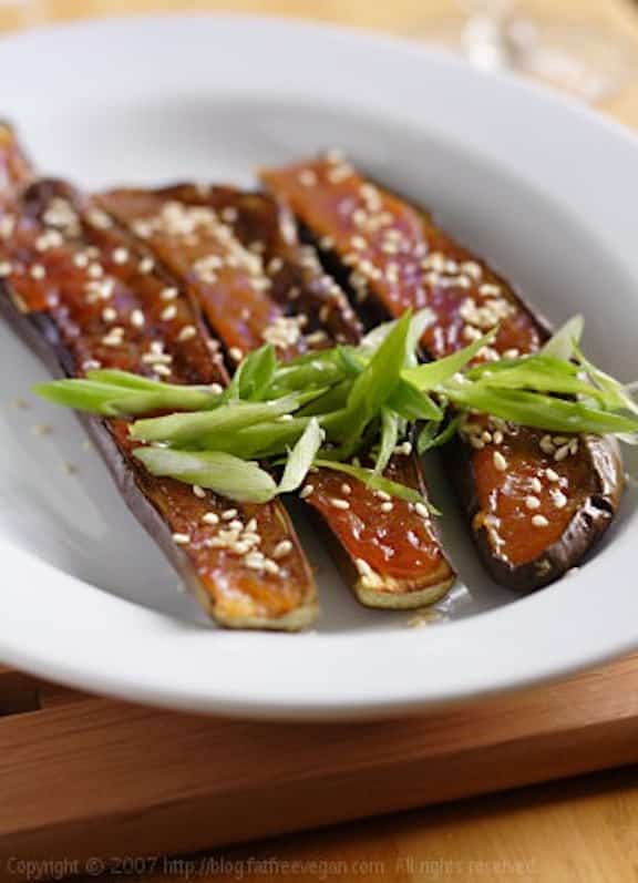 Nasu Dengaku (Japanese Eggplants with Miso) | VegKitchen.com
