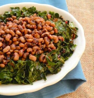 Greens with Black-Eyed Peas