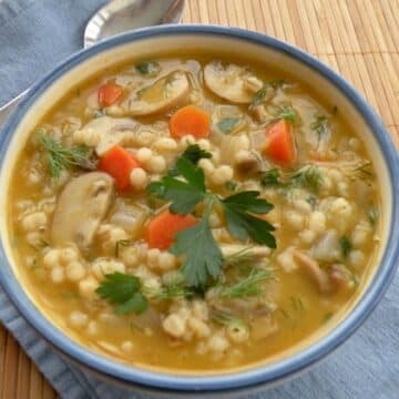 Classic Mushroom Barley Soup