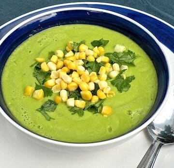 Raw Cucumber-avocado soup