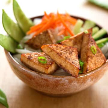 Teriyaki Tofu Triangles