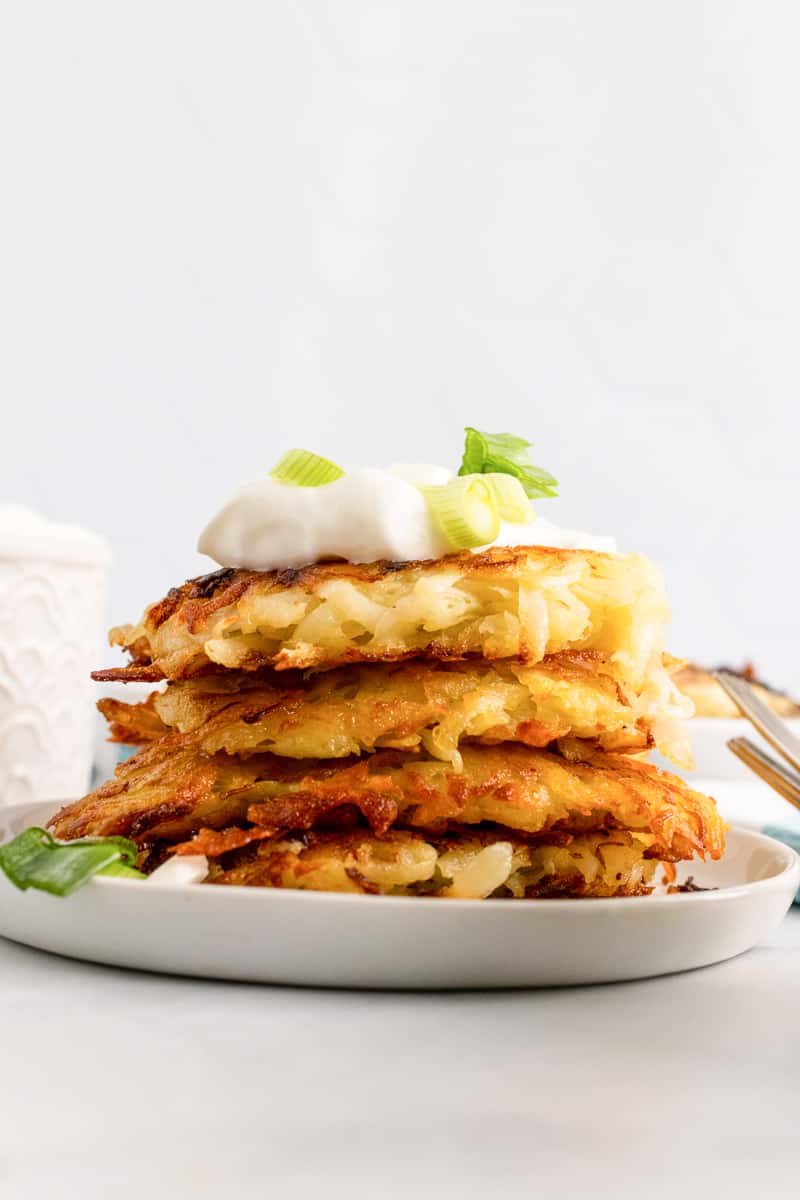 Potato Pancakes - Amanda's Cookin' - Meatless & Vegetarian
