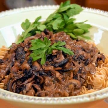 Mushroom Stroganoff