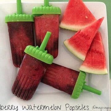 blackberry watermelon ice pops