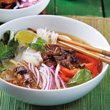 Lemongrass Noodle Bowl with Mock Duck