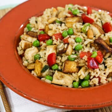 Peanut Rice and Tofu