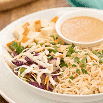 Ramen slaw with tofu by Kathy Freston