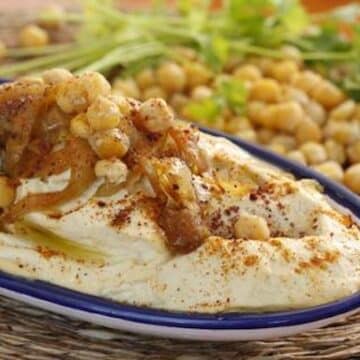 caramelized onion hummus