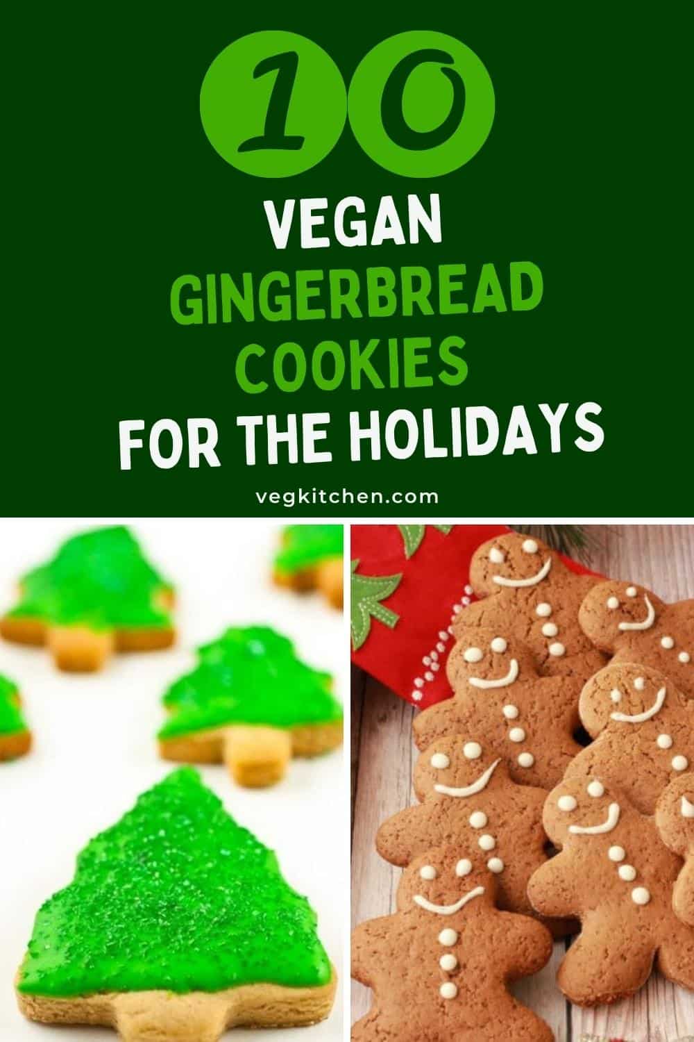 7 recipes for Vegan Gingerbread Cookies for the Holidays