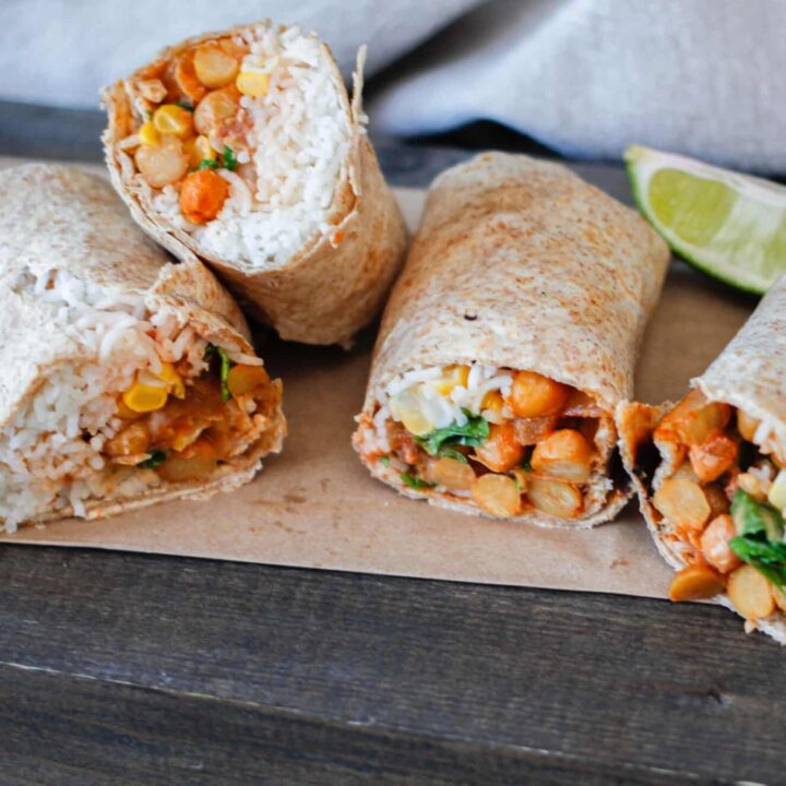 Chickpea Wraps Quick And Easy Vegan Protein Vegkitchen