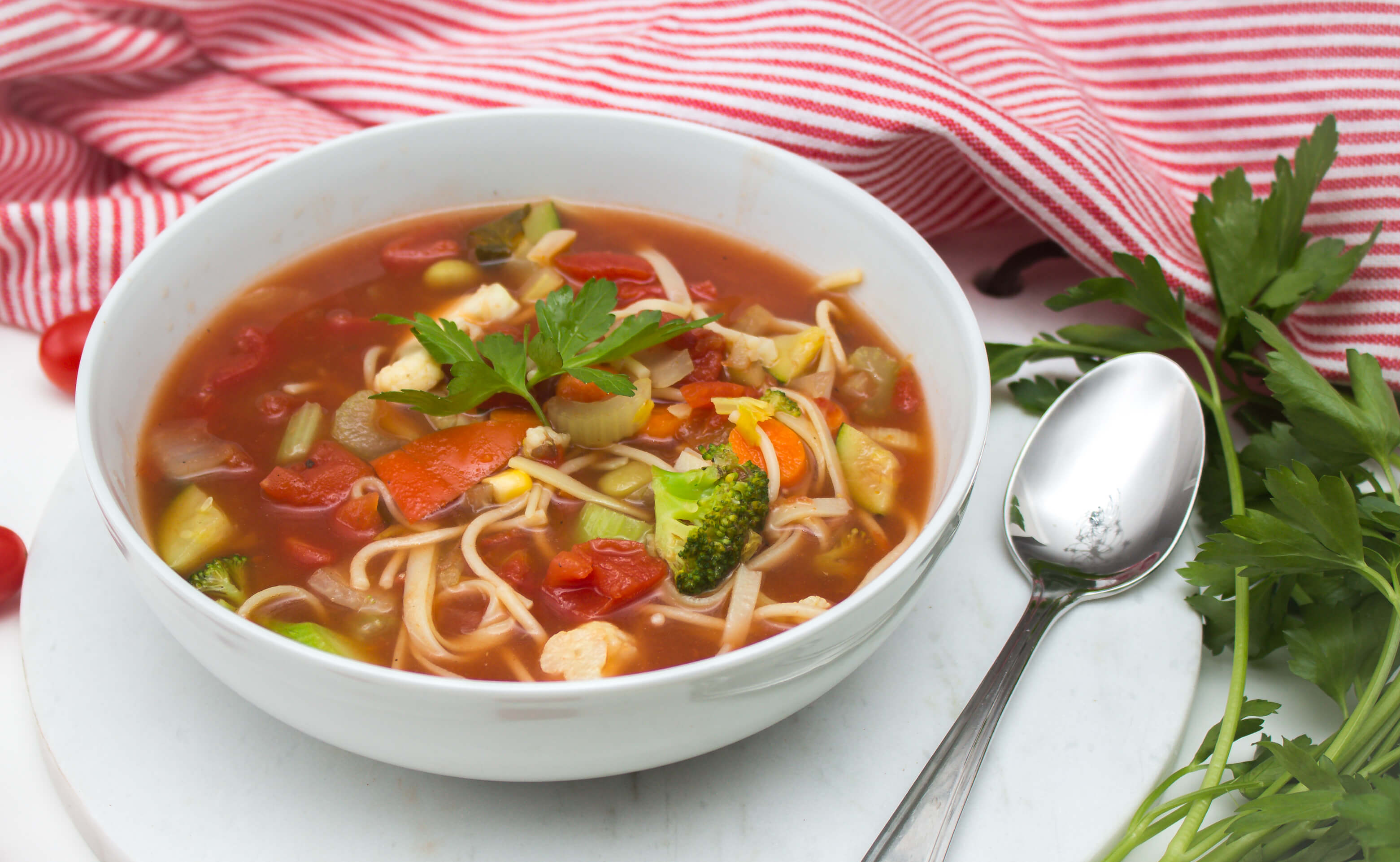 Vegan "Vegetable" Noodle Soup VegKitchen