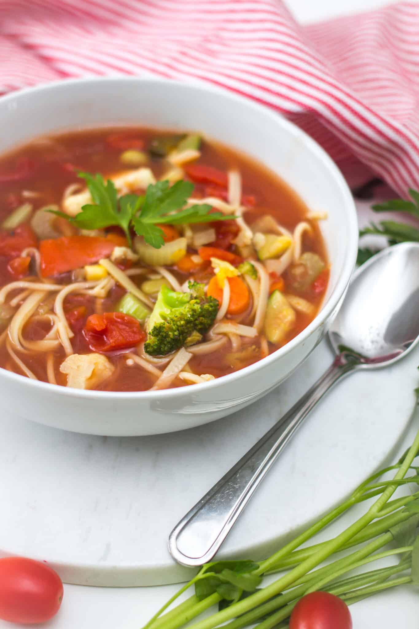 Vegan "Vegetable" Noodle Soup | VegKitchen