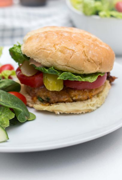 Chickpea and Sweet Potato Burger | VegKitchen