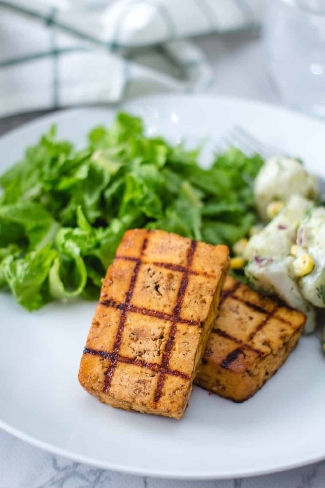 Grilled BBQ Tofu | Vegan Recipes By VegKitchen