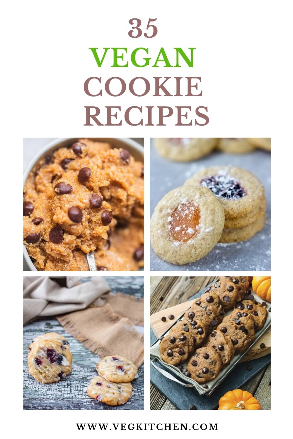 35 Vegan Cookie Recipes - Veg Kitchen - Picks from a Vegan Chef!