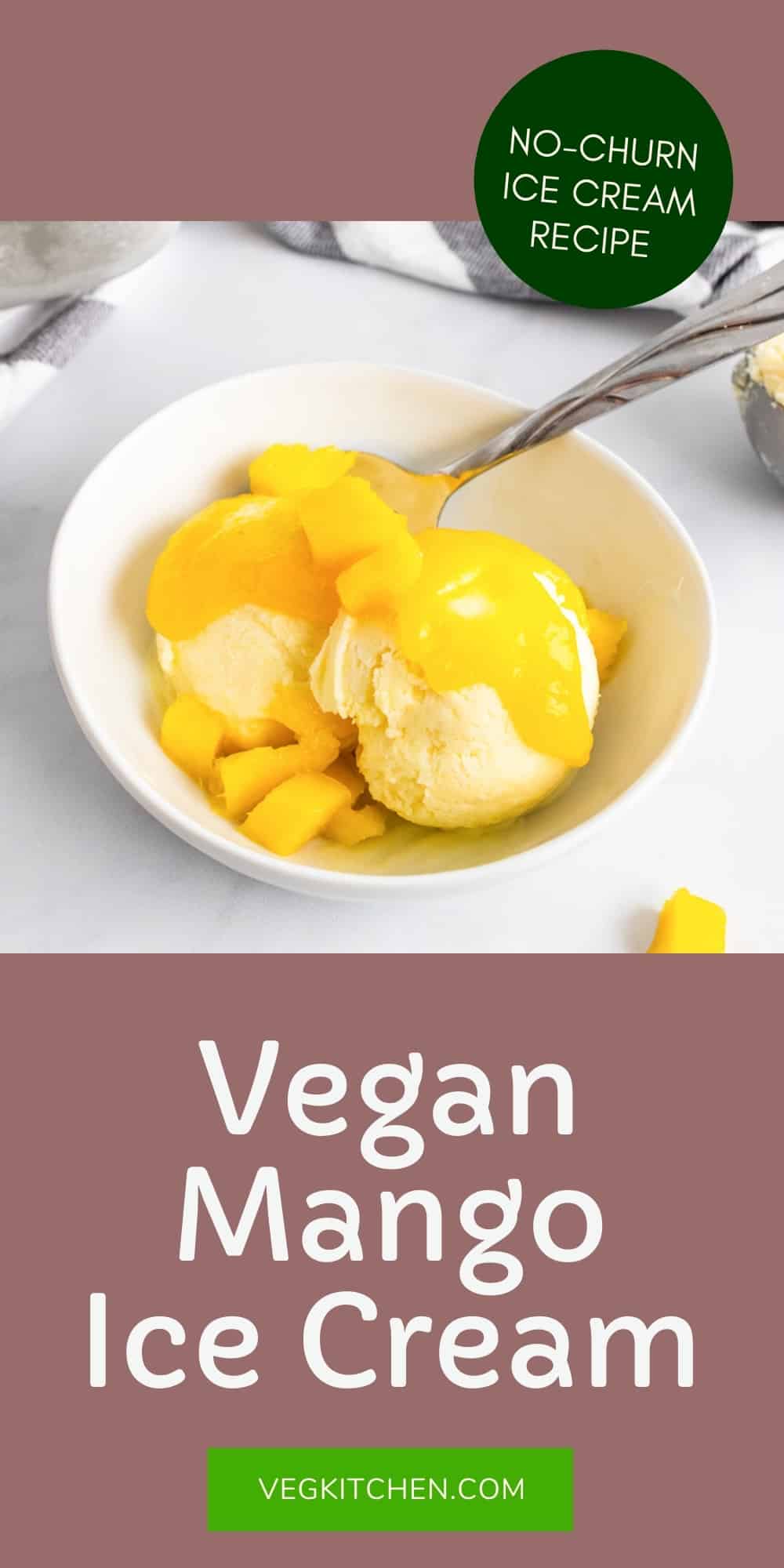 Vegan Mango Ice Cream 3 Ingredient Dessert Vegkitchen