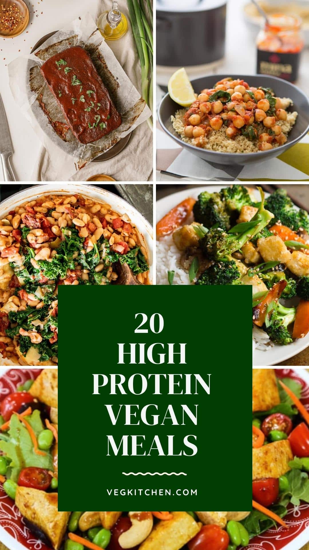 20 High Protein Vegan Meals - VegKitchen