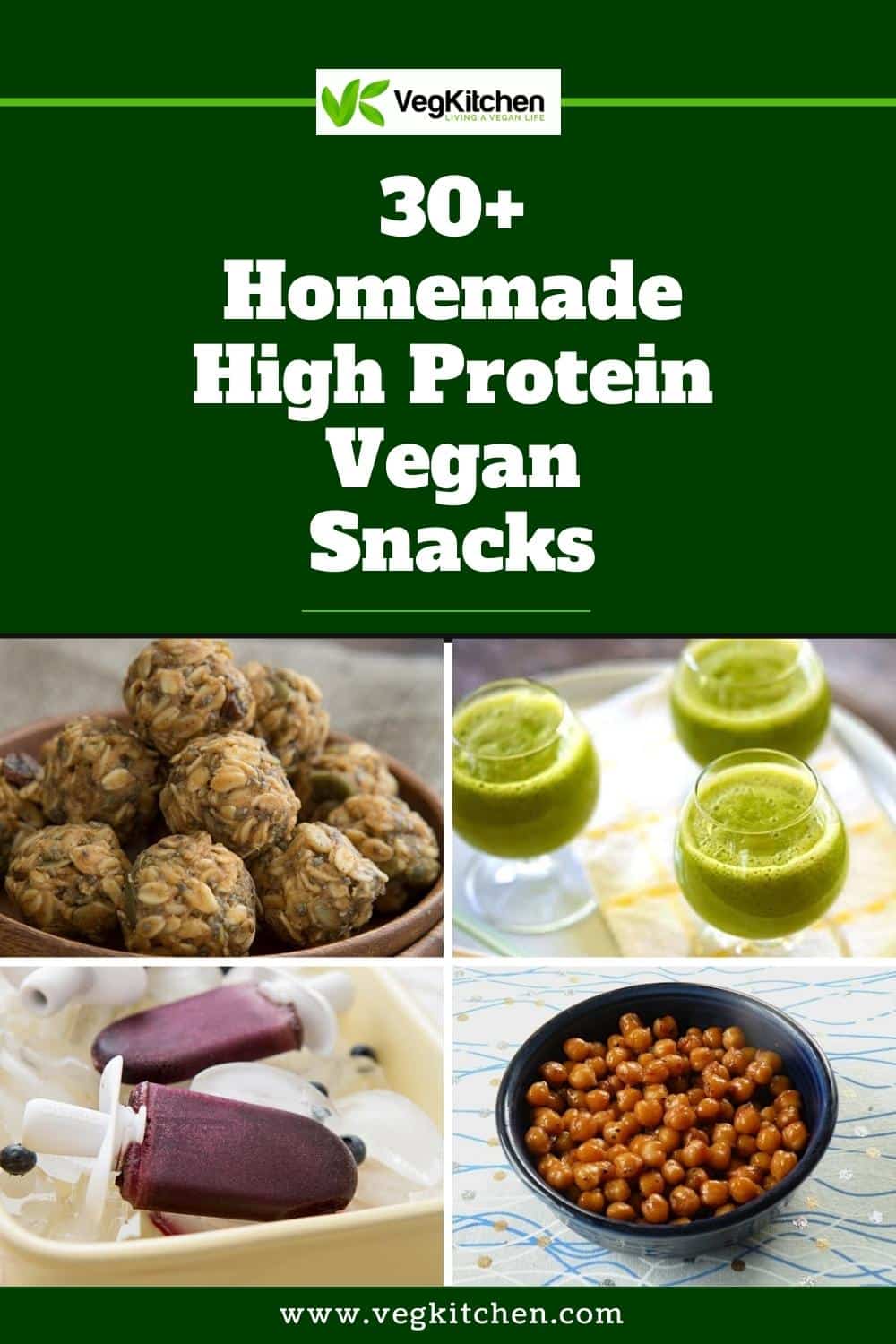 30+ Homemade High Protein Vegan Snacks VegKitchen