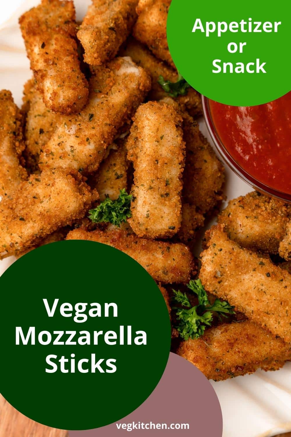 Vegan Mozzarella Sticks Vegan Recipes By Vegkitchen