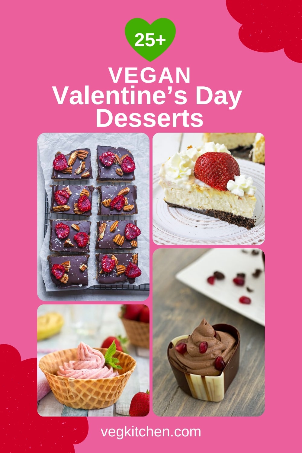 25 Vegan Valentines Day Desserts Vegan Recipes By Vegkitchen