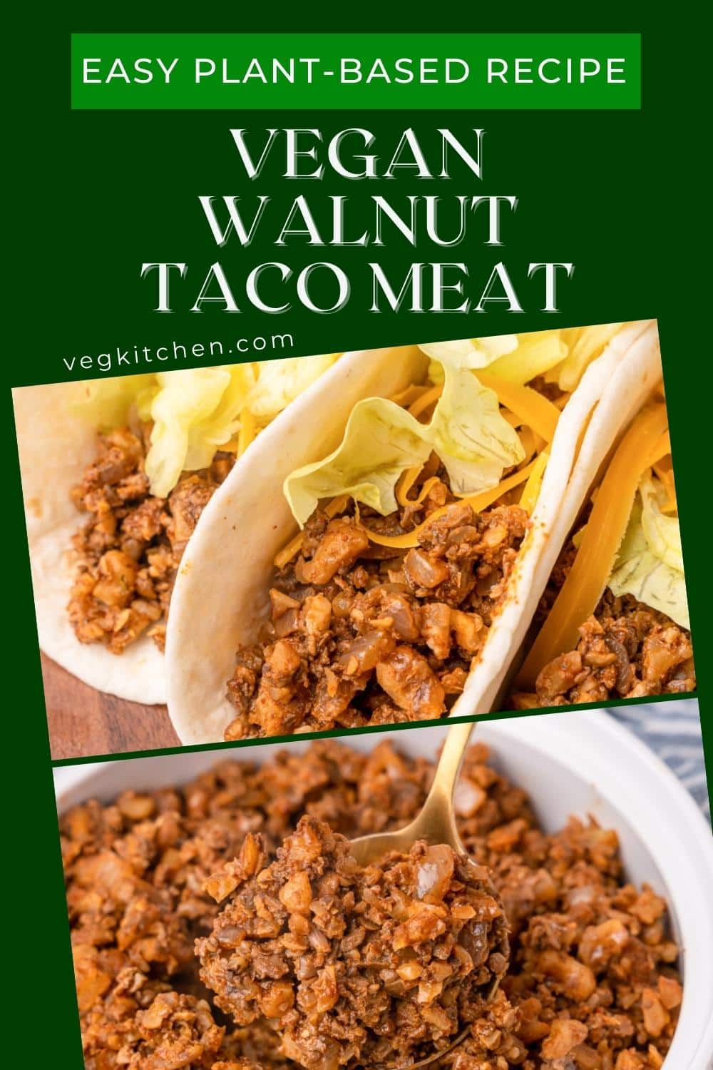 Vegan Walnut Taco Meat Vegan