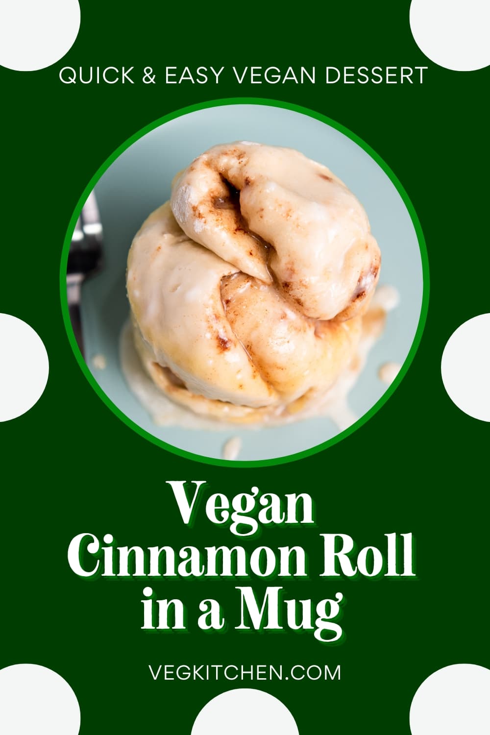 Vegan Cinnamon Roll In A Mug Vegan Recipes By Vegkitchen 7396