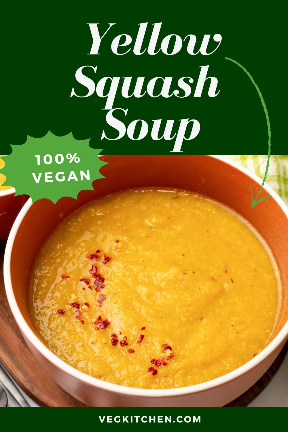 yellow squash soup vegan