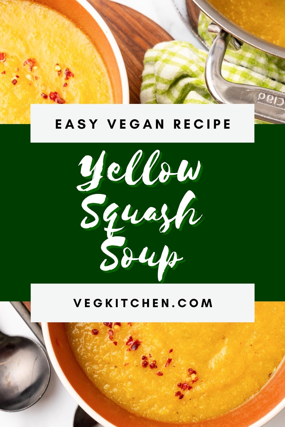 yellow squash soup vegan