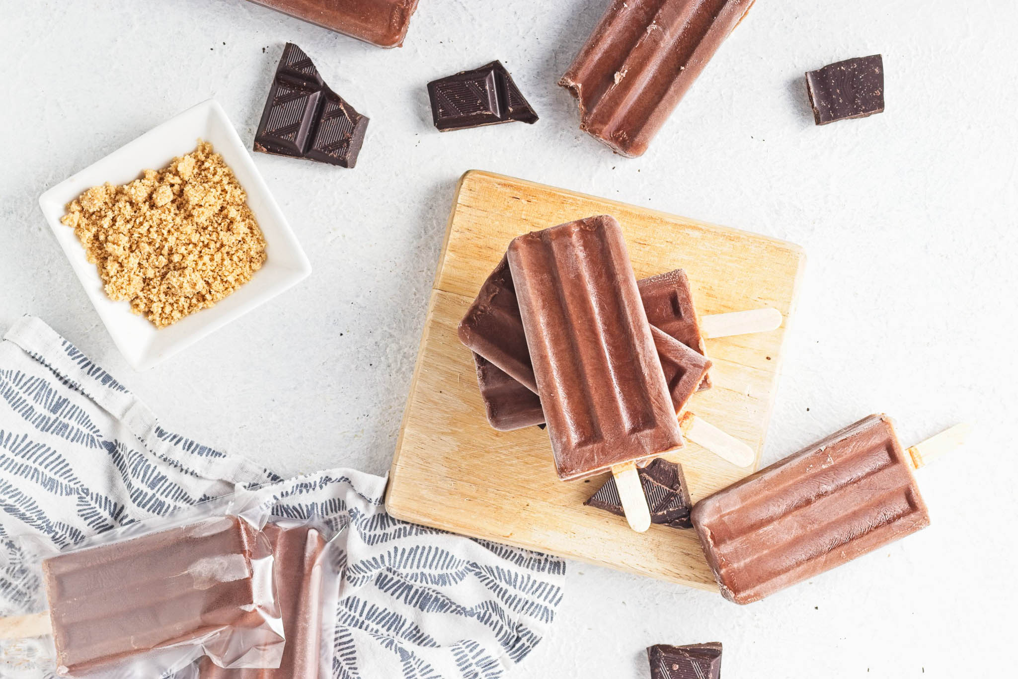 vegan fudgesicles