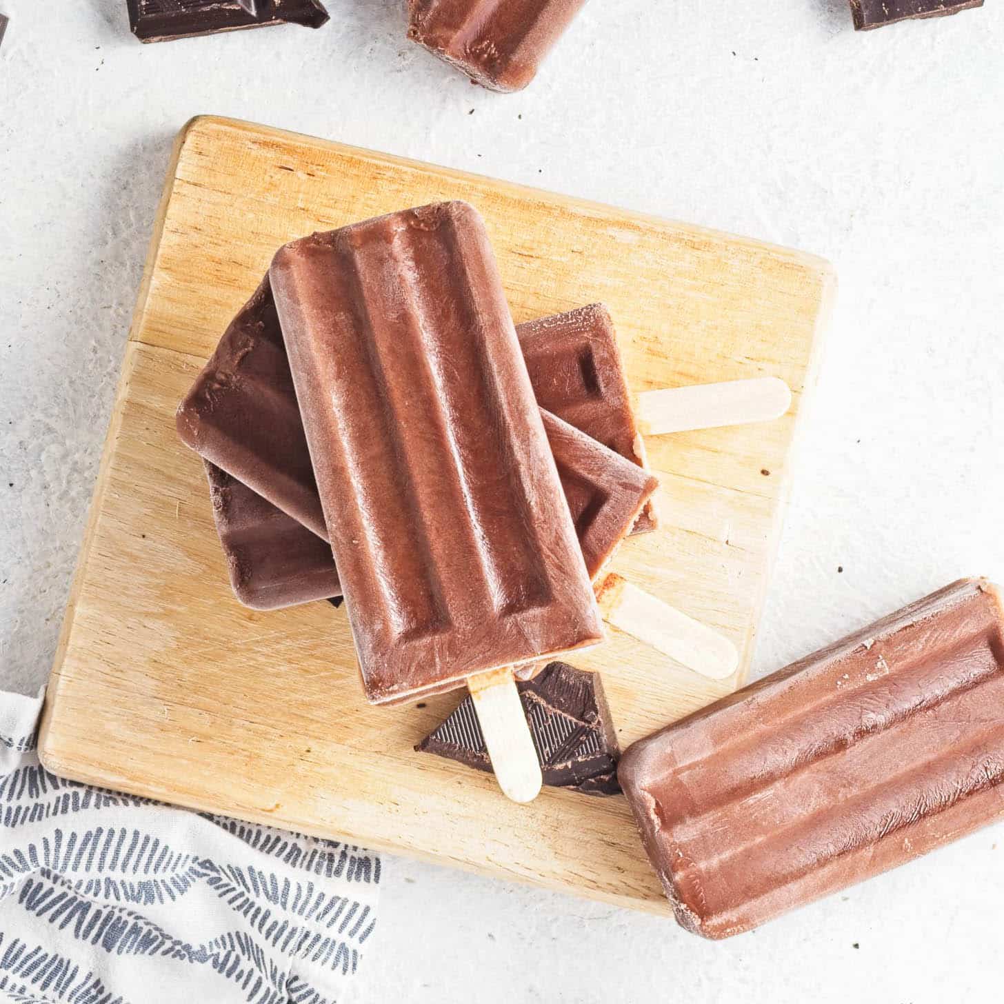 vegan fudgesicles