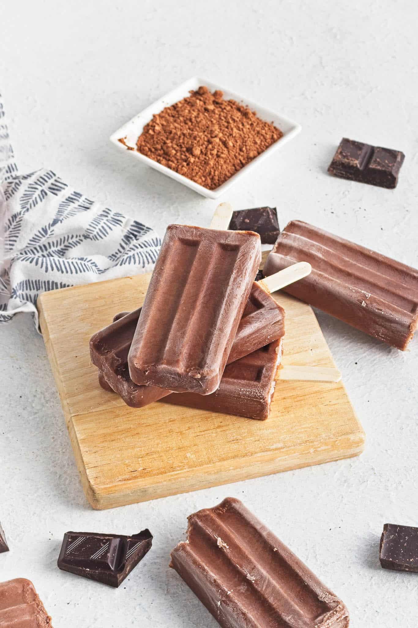 dairy-free fudgesicles