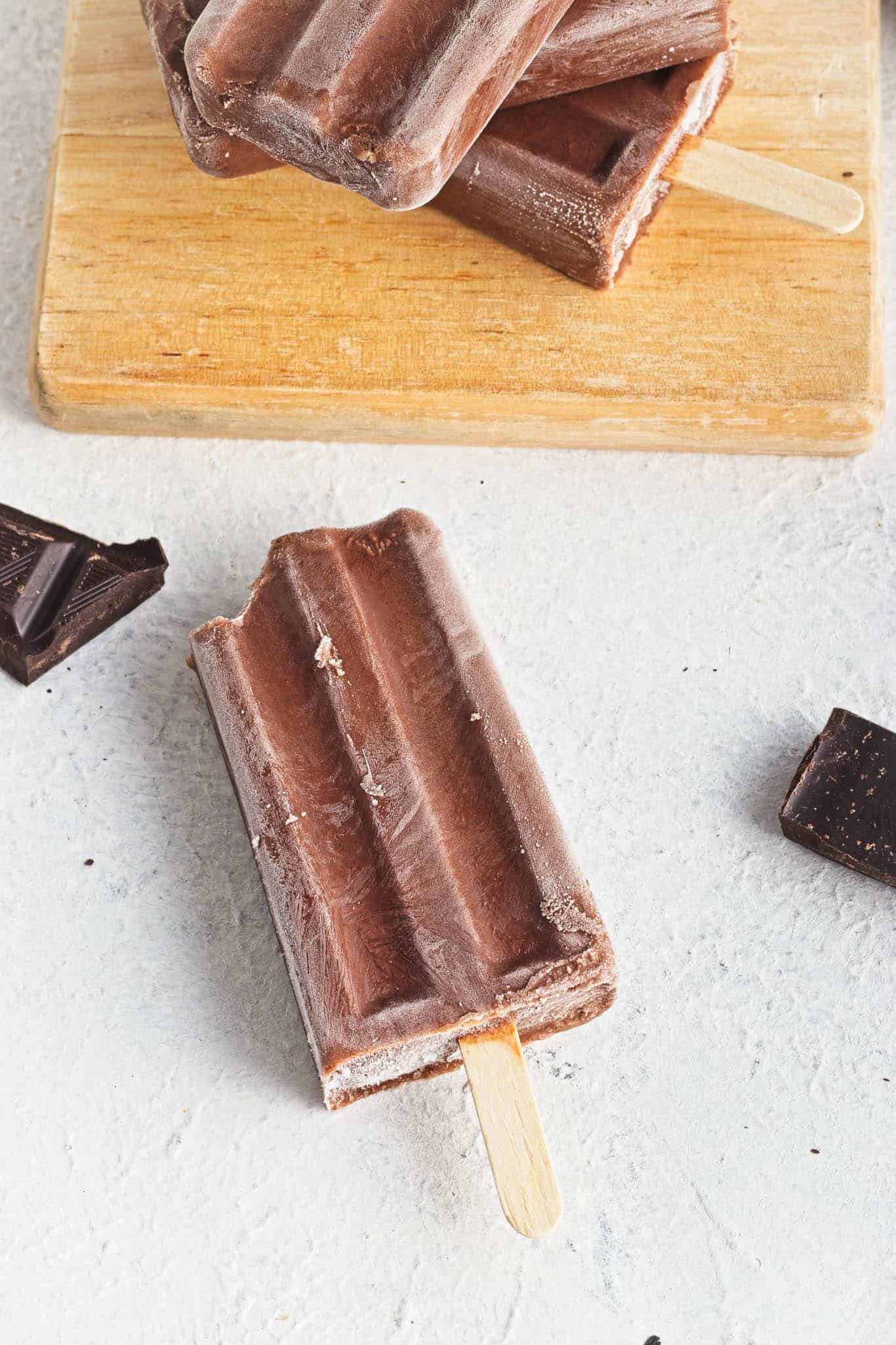 dairy-free fudgesicles